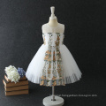 New design handwork flower festival girl princess dresses for kids